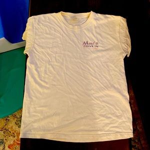 Mens macs drive in comfort color tshirt, barely worn. Just too small for me.